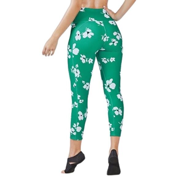 Fabletics Define PowerHold® High-Waisted 7/8 Legging • Bali Jasmine Print • SM - Picture 3 of 11